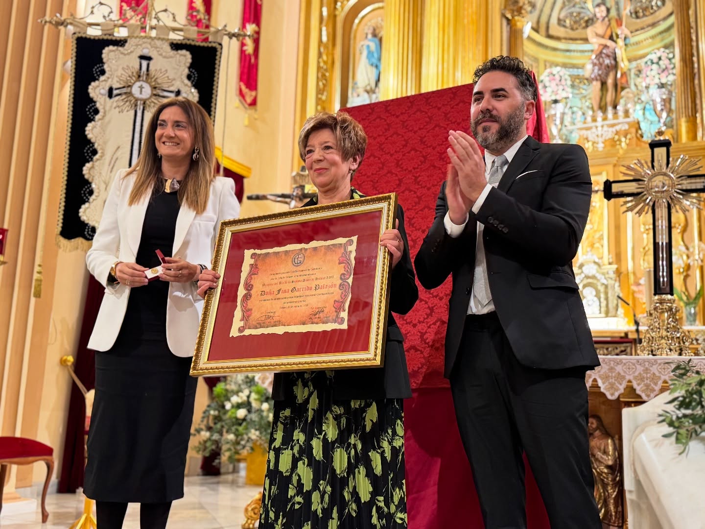 Foto acto nombramiento Nazareno de la Semana Santa de Archena 2025